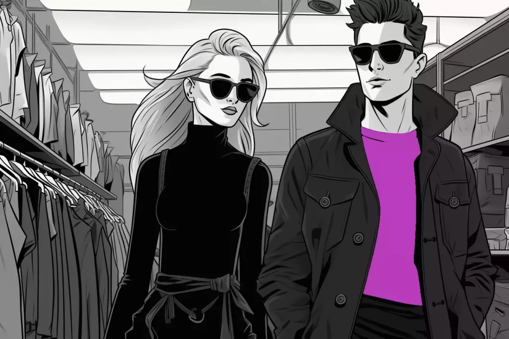 Lila tragen: Kombinationen, Psychologie, usw