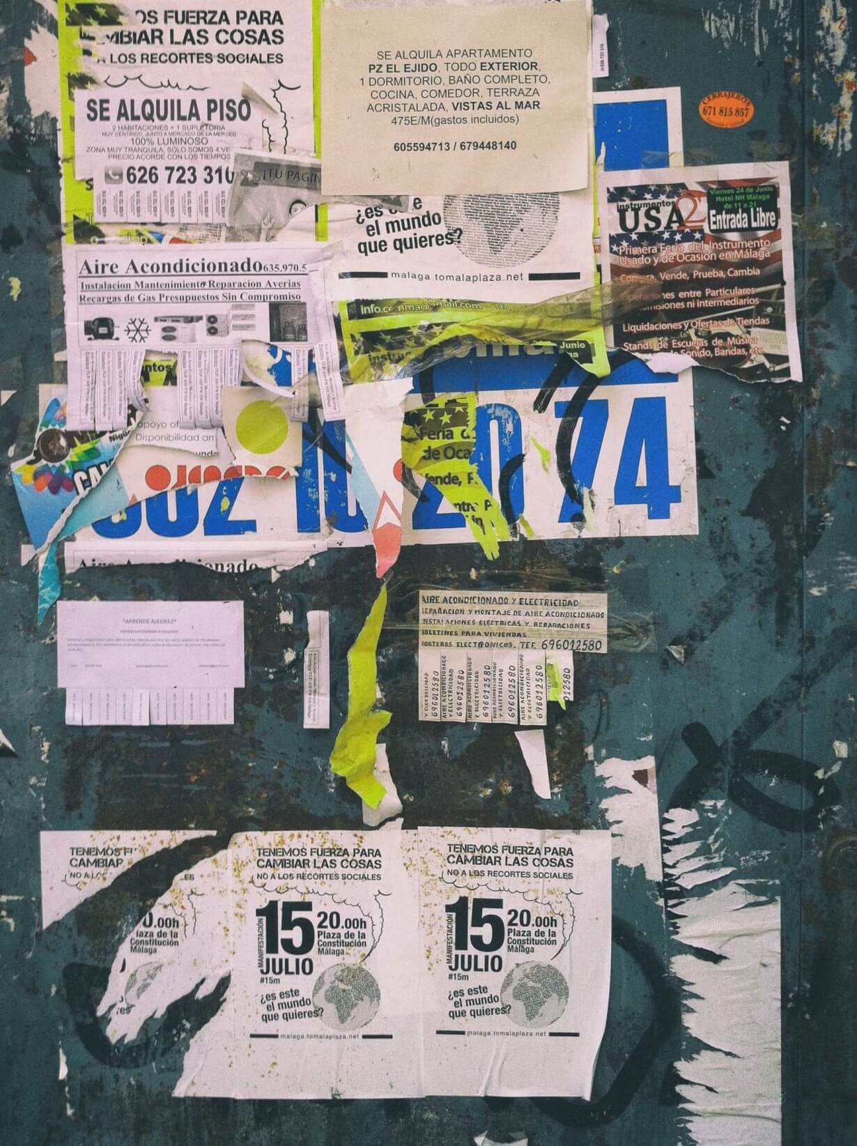 posters of cultural and fashion events