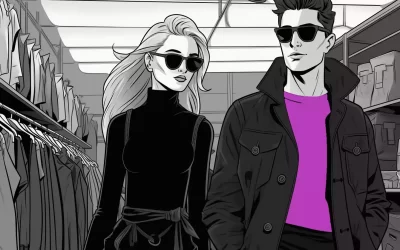 Wearing purple: combinations, psychology, etc