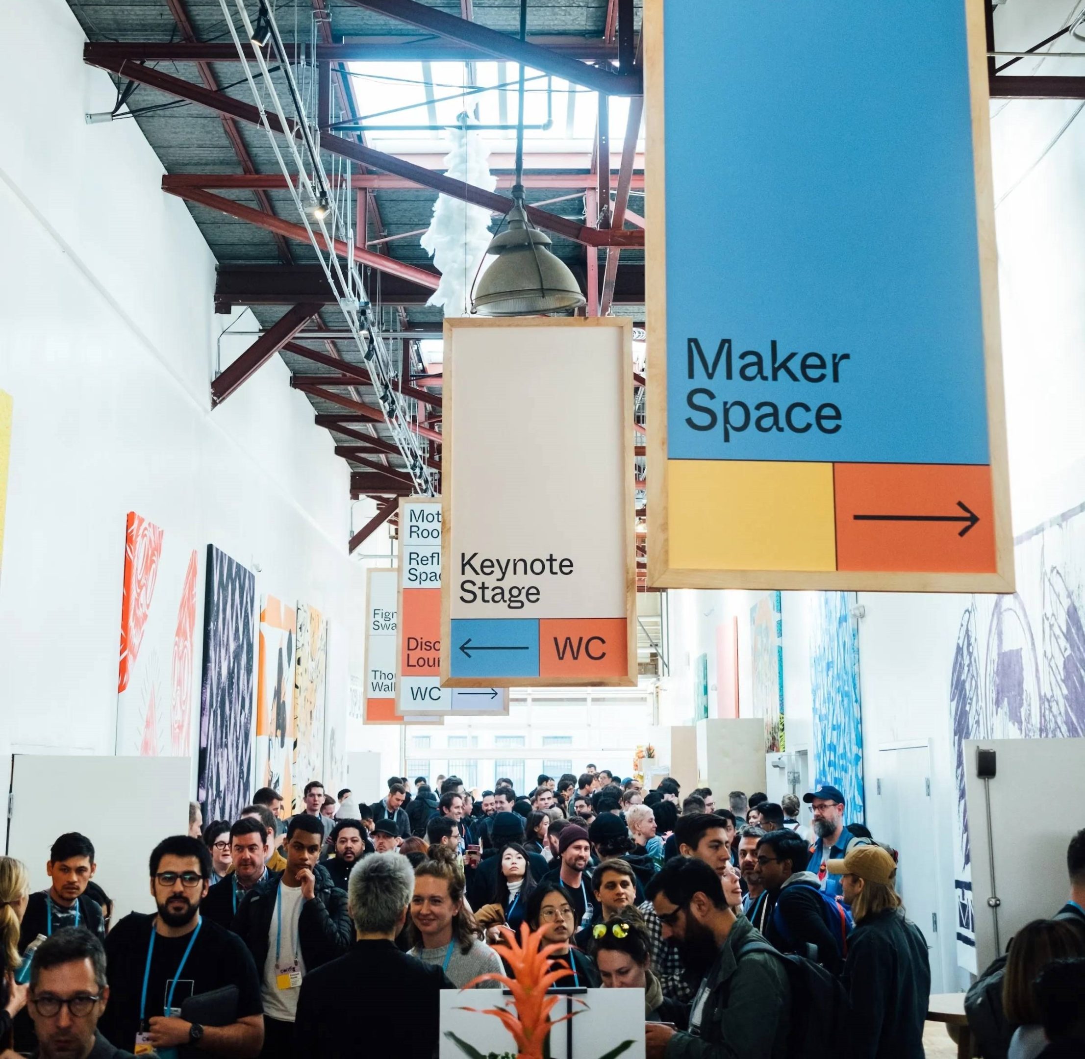 underground hangar which present works of stylists